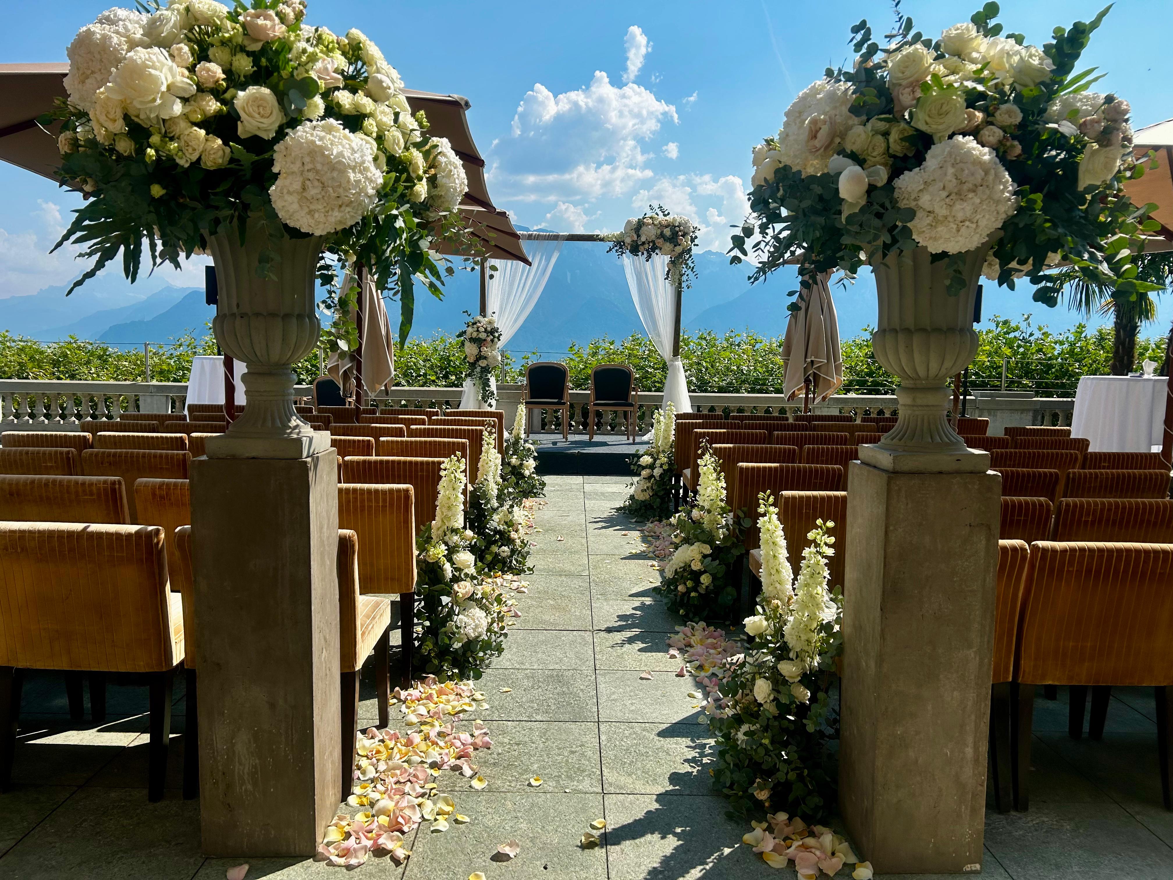Mariage face au Lac Léman